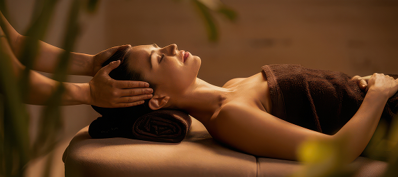 Aromatherapy massage treatment