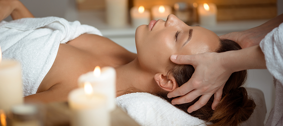 Indian head massage treatment