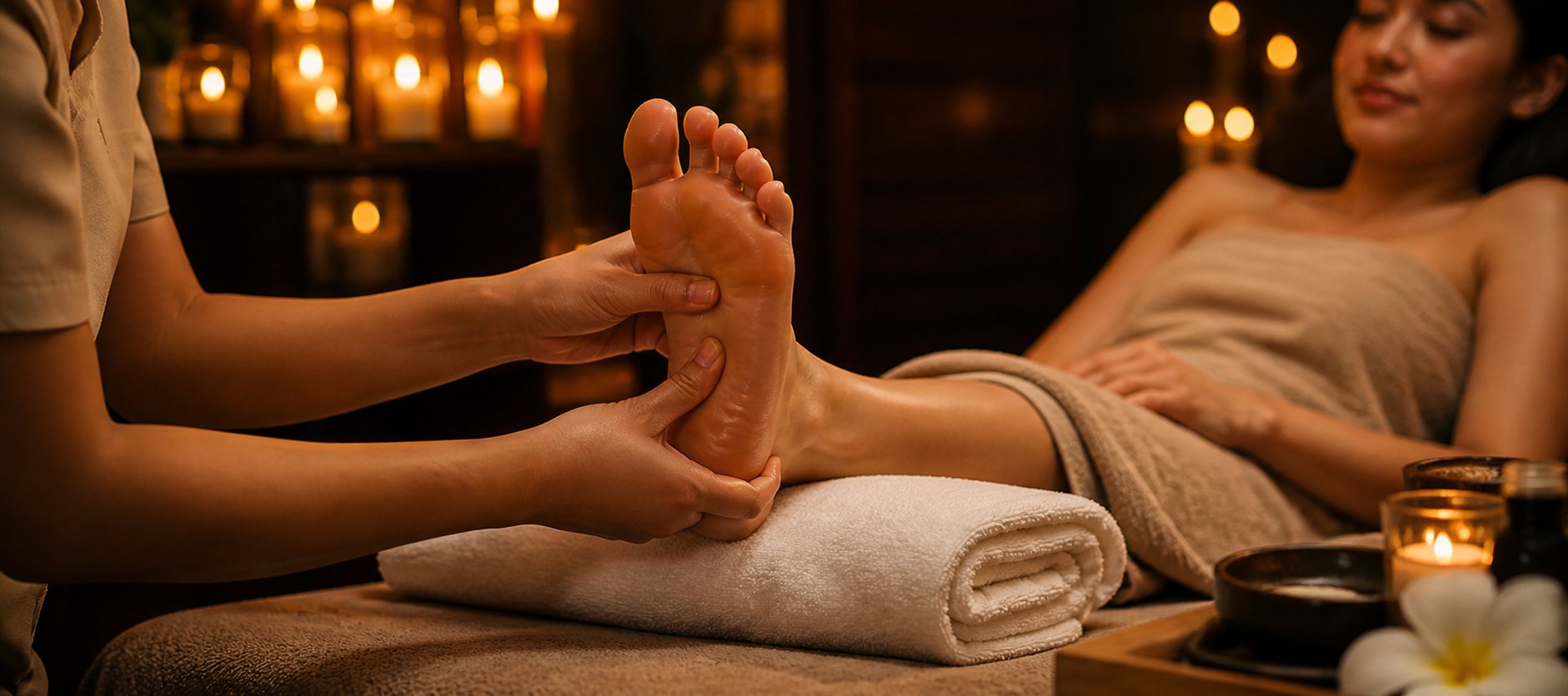 Reflexology foot treatment